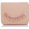 Quiz Pink Jewel Trim Clutch Bag - Clutch bags - $44.00 