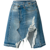R13 asymmetric side slit denim skirt  - Faldas - $581.00  ~ 499.01€