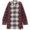 R13 oversized flannel oversized shirt - Košulje - kratke - 