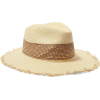 RAG & BONE Frayed straw Panama hat - Kapelusze - 