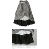 RAKUTEN black & white gingham skirt - 裙子 - 