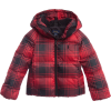 RALPH LAUREN tartan puffer jacket - ベルト - 