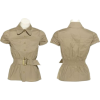RAMPAGE Military Shirt W/ Pleated Chest Pockets [407397515] - Shirts - $15.00  ~ £11.40