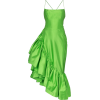 RASARIO Asymmetric ruffle trim dress - Dresses - 