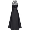 RASARIO silk and lace midi dress - sukienki - 