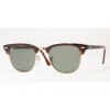 RAY-BAN CLUBMASTER TORTOISE WITH G-15 LENSES RB3016 W0366 49MM - Sunglasses - $118.00 