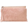 REBECCA MINKOFF faux fur large clutch 27 - Borse con fibbia - 