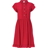 RED VALENTINO Ruffle Shirt Dress - Obleke - 