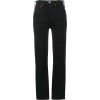 RE/DONE Black Double Needle Crop Slim Cu - Jeans - 