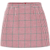 REDVALENTINO Checked wool-blend miniskir - Skirts - 