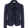 REDVALENTINO Embellished stretch-cotton - Jacket - coats - 