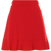 REDVALENTINO Flared crêpe miniskirt - スカート - 