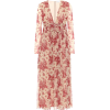 REDVALENTINO Floral crêpe dress - sukienki - 