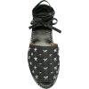 RED VALENTINO black and stars espadrille - Sapatilhas - 
