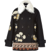 RED VALENTINO black embroidered coat - アウター - 