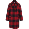 RED VALENTINO black & red checked coat - アウター - 