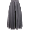 RED VALENTINO grey pleated skirt - Skirts - 