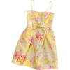 RED VALENTINO yellow pink floral dress - Vestidos - 
