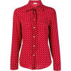 REDValentino red polkadot blouse - Hemden - lang - 