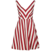 REDValentino red striped dress - 连衣裙 - 