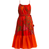 RHODE  Lea floral-print cotton dress - sukienki - 