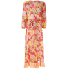 RHODE RESORT belted floral print dress - sukienki - 