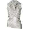 RICK OWENS LILIES asymmetric wrap style  - Camisa - curtas - 