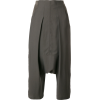 RICK OWENS drop-crotch trousers - Capri & Cropped - 