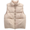 RICK OWENS neutral sleeveless puffer - Jakne in plašči - 