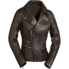 RIDING WOMENS BLACK LEATHER MOTORCYCLE JACKET - Jacket - coats - 200.00€  ~ £176.98