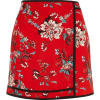 RIVER ISLAND floral mini skirt - Spudnice - 