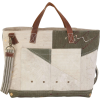 RIVETED PATCHWORK CARRY TOTE - Borsette - 