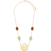 RIXO Saturn gold-plated beaded necklace - Collares - 