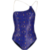 RIXO patterned asymmetric swimsuit - Swimsuit - 