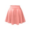 RK RUBY KARAT Womens Casual Flared Color Skater Skirt - Skirts - $24.99 