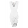 RK RUBY KARAT Womens Lightweight Asymmetrical Hemline Dress with Stretch - Dresses - $35.49 