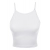RK RUBY KARAT Womens Lightweight Solid Cropped Tank Top With Stretch - Camicie (corte) - $21.49  ~ 18.46€