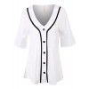 RK RUBY KARAT Womens Loose Fit Short Sleeve - Camisas - $38.49  ~ 33.06€