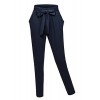 RK RUBY KARAT Womens Slim Straight Leg Stretch Harem Jogger Pants With Belt - Pants - $32.99  ~ £25.07
