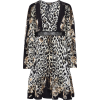ROBERTO CAVALLI Lace leopard-print dress - 连衣裙 - $794.00  ~ ¥5,320.07