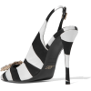 ROGER VIVIER Crystal-embellished striped - Классическая обувь - 
