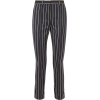 ROKH striped pants - Spodnie Capri - 