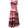 ROKSANDA sleeveless flared stripe dress - sukienki - 
