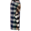 ROLAND MOURET Lowit draped checked cotto - Krila - 