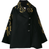 ROMEO GIGLI X EGGS embroidered cape - Jaquetas e casacos - 
