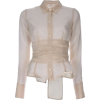 ROMEO GIGLI belted fitted shirt - Рубашки - короткие - 