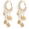 ROSANTICA beaded disc hoop earrings - Uhani - 