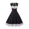 ROSE IN THE BOX Women's A-Line Pleated Sleeveless Floral Lace Cocktail Dress - Haljine - $19.99  ~ 126,99kn