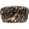 RUSLAN BAGINSKIY leopard-print baker boy - 有边帽 - 