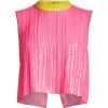 Rachel Comey Una Button Sequin Crop Top - Shirts - 